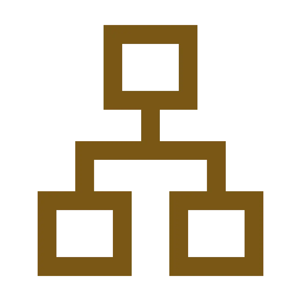 低コストな調達体制を表すアイコン